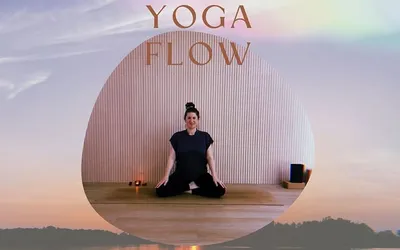 Yoga com por do sol